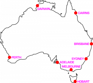 Map of Australia